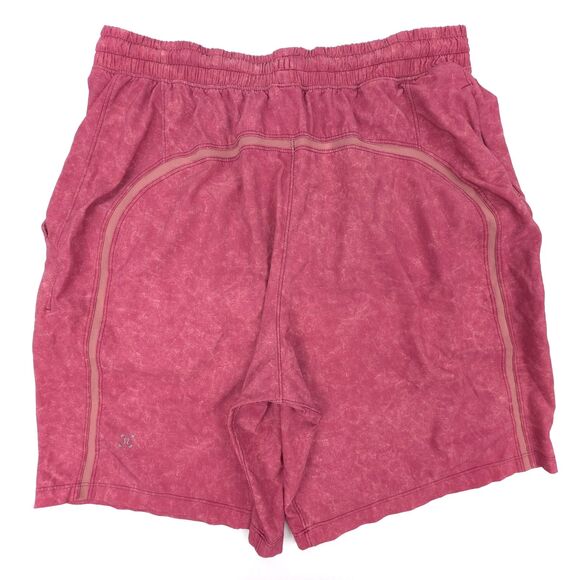 LULULEMON Pace Breaker Short 9" *Liner Cherry Tint Athleisure Lounge Gym Sporty - Picture 5 of 6